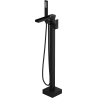 Mexen Algar freestanding bath tap, black - 75733-70