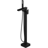 Mexen Algar grifo de bañera independiente, negro - 75733-70