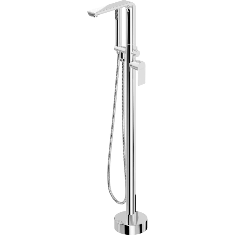 Mexen Roxy freestanding bathtub faucet, chrome - 75533-00