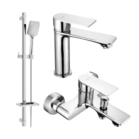 Mexen Royo DQ62 vannikomplekt, kroom - 72203DQ62-00