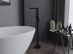 Mexen Roxy freestanding bathtub faucet, black - 75533-70