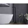 Mexen Roxy freestanding bathtub faucet, black - 75533-70