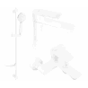 Mexen Royo DF05 kupaonski set, bijeli - 72203DF05-20