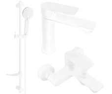 Mexen Royo DF05 conjunto de banho, branco - 72203DF05-20