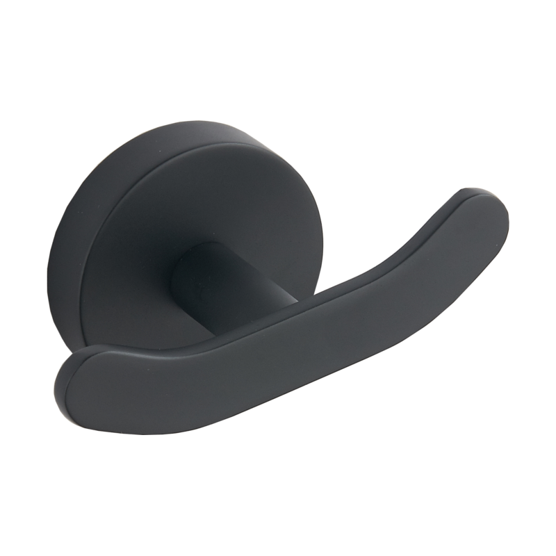 Mexen Loft double towel hook, black - 7012635-70