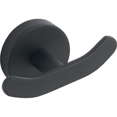 Mexen Loft doppelter Handtuchhaken, schwarz - 7012635-70