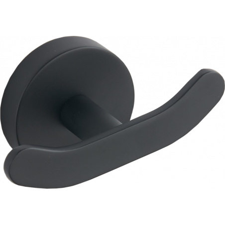 Mexen Loft double towel hook, black - 7012635-70