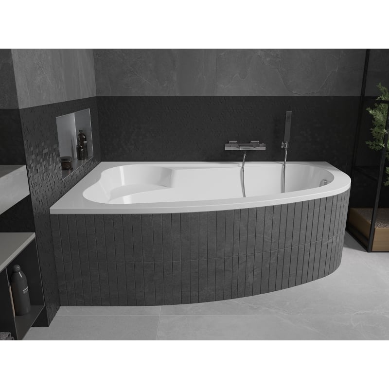 Mexen Westa corner bathtub left 160 x 100 cm, white - 560116010001