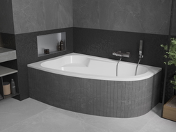 Mexen Westa corner bathtub left 160 x 100 cm, white - 560116010001