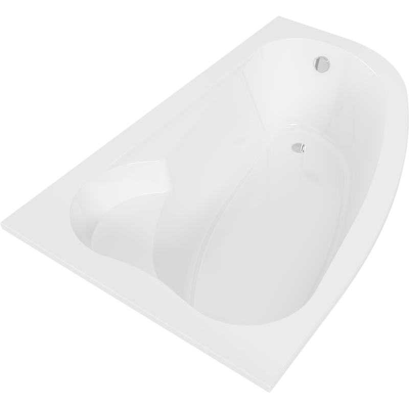 Mexen Westa Eckbad lénks 160 x 100 cm, wäiss - 560116010001