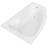 Mexen Westa Μπανιέρα γωνιακή αριστερή 160 x 100 cm, λευκή - 560116010001