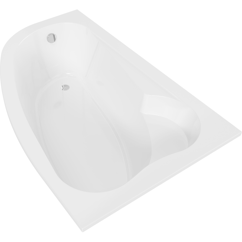 Mexen Westa kulmakylpyamme oikea 160 x 100 cm, valkoinen - 560116010002