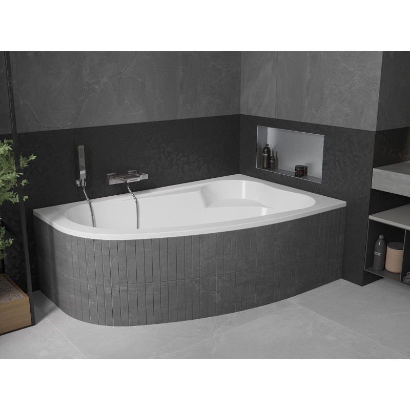 Mexen Westa rechter hoekbadkuip 160 x 100 cm, wit - 560116010002
