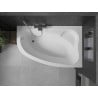 Mexen Westa baignoire d'angle droite 160 x 100 cm, blanche - 560116010002