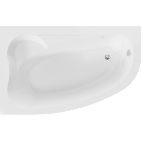 Mexen Westa Eckbad lénks 160 x 100 cm, wäiss - 560116010001