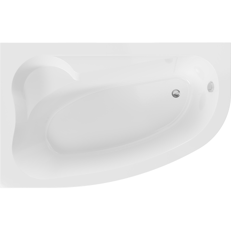 Mexen Westa vasca angolare sinistra 160 x 100 cm, bianca - 560116010001