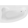 Mexen Westa corner bath left 160 x 100 cm, white - 560116010001