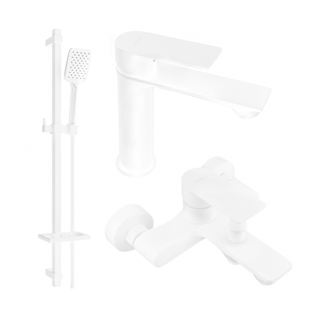 Mexen Royo DQ62 conjunto de banho, branco - 72203DQ62-20