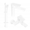 Mexen Royo DQ62 Badezimmerset, weiß - 72203DQ62-20