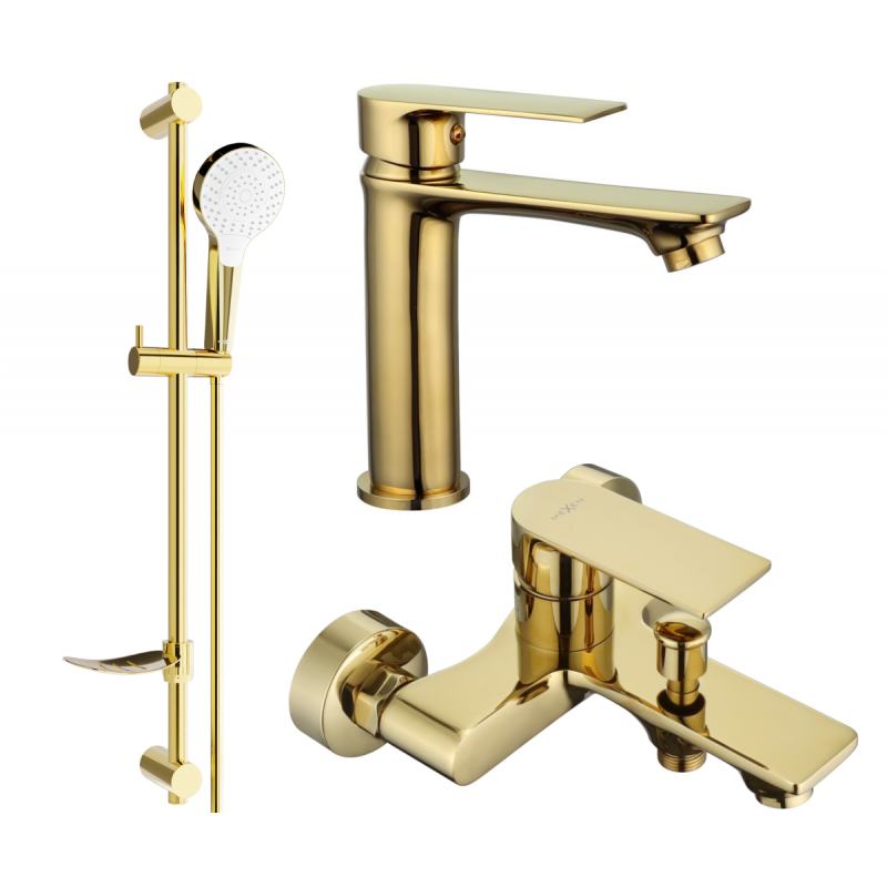 Mexen Royo DF05 conjunto de bañera, dorado - 72203DF05-50