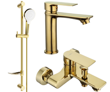 Mexen Royo DF05 Badewannenset, gold - 72203DF05-50