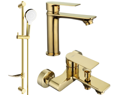 Mexen Royo DF05 conjunto de baño, dorado - 72203DF05-50