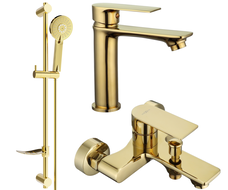 Mexen Royo DF40 conjunto de bañera, dorado - 72203DF40-50