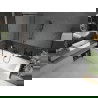 Mexen Cube rechteckige Badewanne 170 x 80 cm mit Verkleidung und 1-flügeliger Duschwand 80 cm, schwarzes Muster - 550517080X950?