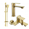 Mexen Royo DQ45 conjunto de bañera, dorado - 72203DQ45-50