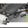 Mexen Cube rechthoekig bad 170 x 80 cm met omkasting en 1-vleugelig scherm 90 cm, transparant, chroom - 550517080X9509000001