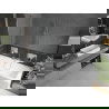 Mexen Cube rechteckige Badewanne 180 x 80 cm mit Verkleidung und 1-flügeliger Duschwand 50 cm, transparent, chrom - 550518080X9?
