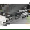 Mexen Cube rechthoekig bad 180 x 80 cm met ombouw en 1-delig scherm 100 cm, transparant, chroom - 550518080X9510000001