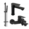Mexen Royo Ensemble de baignoire DQ72, noir - 72203DQ72-70