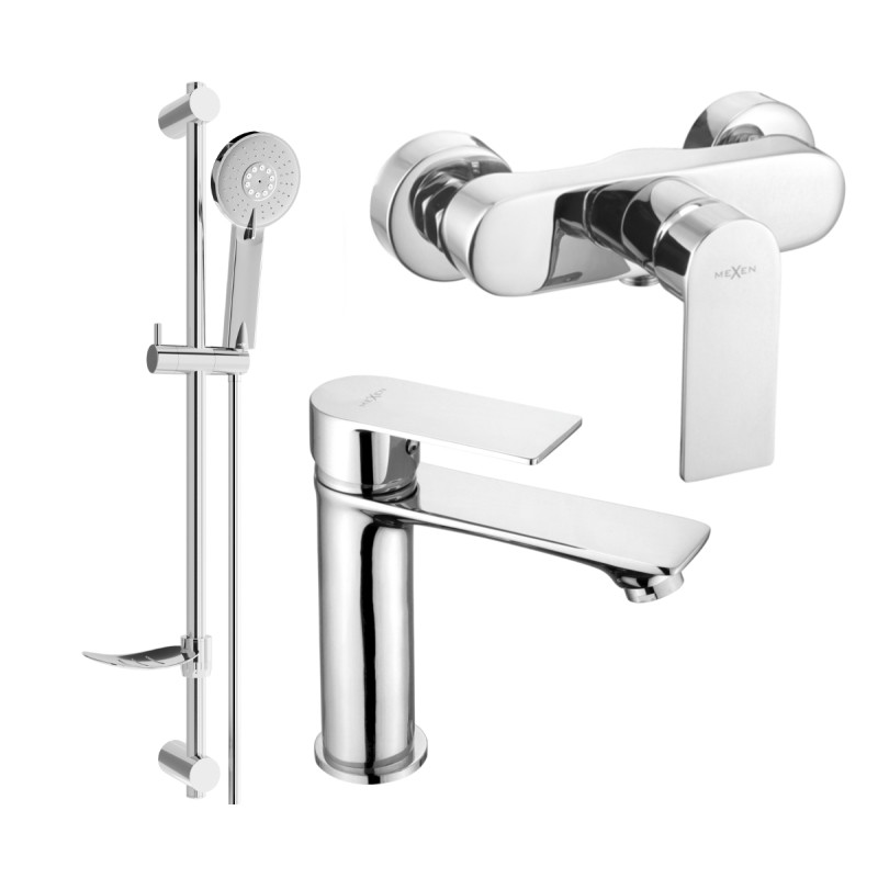 Mexen Royo DF40 dušikomplekt, kroom - 72204DF40-00