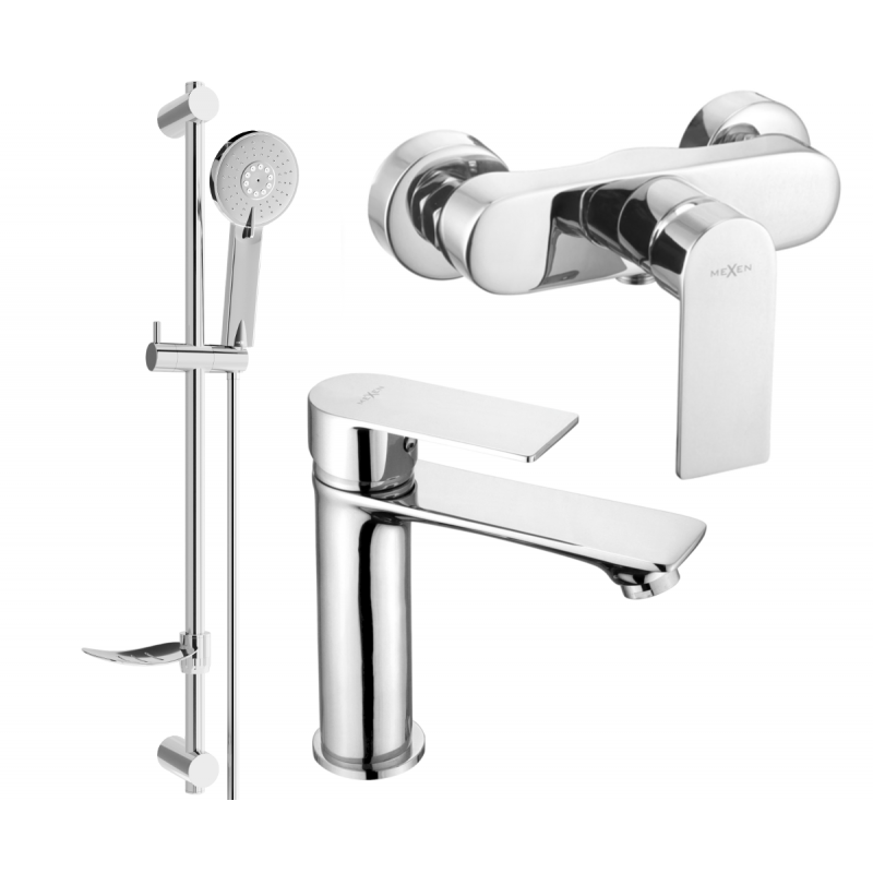 Mexen Royo DF40 set doccia, cromo - 72204DF40-00