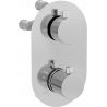 Mexen Kai thermostatic bathtub-shower faucet 3-way, chrome - 77602-00