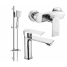 Mexen Royo DQ45 shower set, chrome - 72204DQ45-00