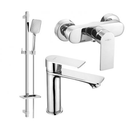 Mexen Royo DQ62 dušikomplekt, kroom - 72204DQ62-00