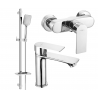 Mexen Royo DQ62 dušikomplekt, kroom - 72204DQ62-00