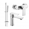 Mexen Royo DQ72 dušikomplekt, kroom - 72204DQ72-00