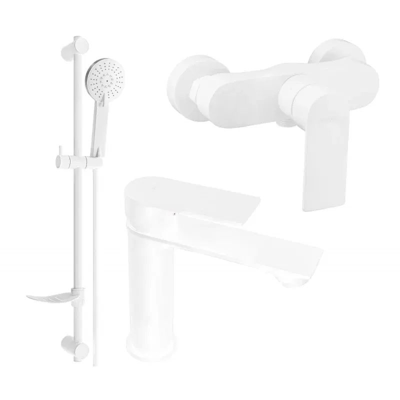Mexen Royo DF05 ensemble de douche, blanc - 72204DF05-20