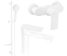 Mexen Royo DF40 ensemble de douche, blanc - 72204DF40-20