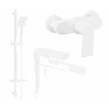 Mexen Royo DQ62 shower set, white - 72204DQ62-20