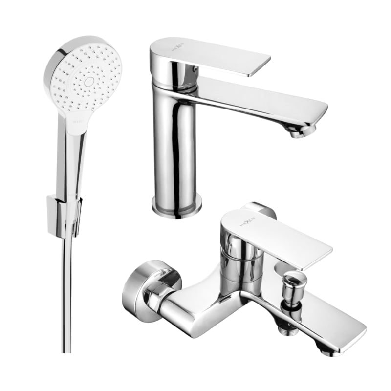 Mexen Royo R05 zestaw wannowy, chrom - 72203R05-00