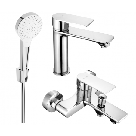 Mexen Royo R05 conjunto de baño, cromo - 72203R05-00