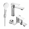 Mexen Royo R05 bath set, chrome - 72203R05-00