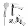 Mexen Royo R40 bath set, chrome - 72203R40-00