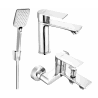 Mexen Royo R62 badkuipset, chroom - 72203R62-00