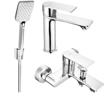 Mexen Royo R62 conjunto de banheira, cromado - 72203R62-00