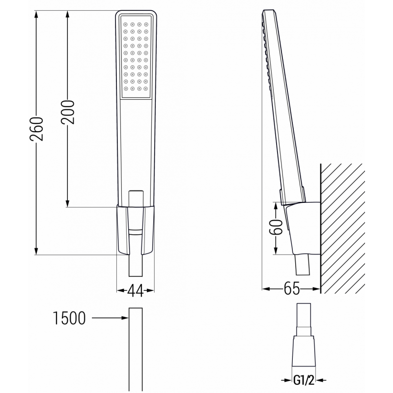 Mexen Royo R72 Badewannen-Set, Chrom - 72203R72-00